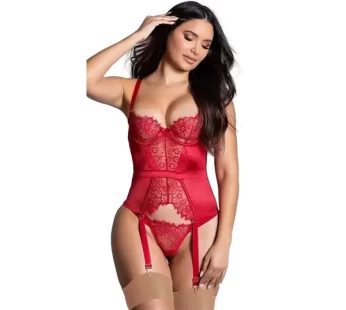 For Dreams Dantel Detaylı Jartiyerli Fantezi Takım 8350