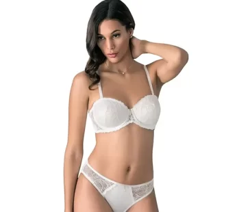 Le Jardin 5155 Nicolina Basic Cup Brode Kaplı Taşlı Sütyen Takımı