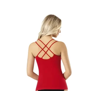 Kota Sırtı Çapraz İp Askılı Modelli Atlet 6311