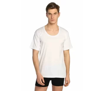 Seher Yıldızı Erkek Kısa Kollu Bisiklet Yaka Atlet 0002