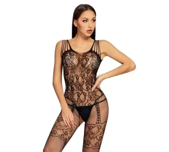 Vivaldy Fileli Desenli Fantezi Vücut Çorabı 4041