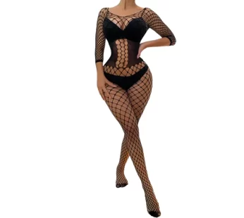 Vivaldy Tam Boy Geniş Fileli Fantezi Vücut Çorabı 4635