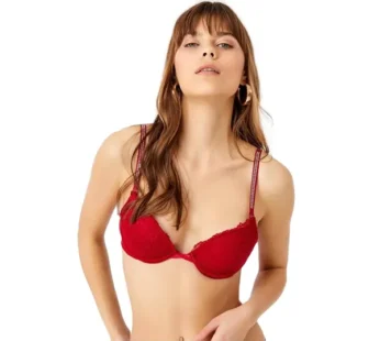 Cansoy Soft Dantelli Taşlı Sütyen 673