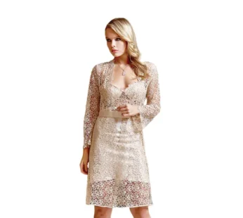 Jeremi İpek Saten Dantelli Gecelik Sabahlık 6’lı Çeyiz Takımı 443