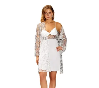 Jeremi Dantelli Penye Gecelik Sabahlık 6’lı Çeyiz Seti 563