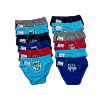Tutku Erkek Çocuk Elastan Baskılı Slip Külot 0138 (12 Adet)